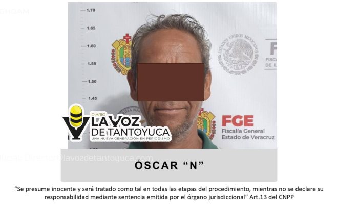 Dictan auto de formal prisión a presunto homicida en Pánuco