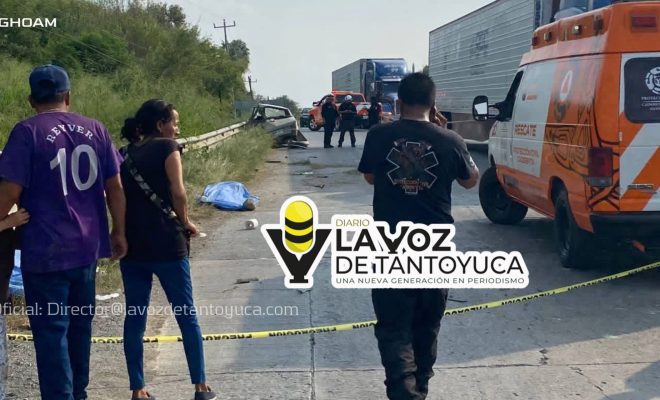 Clic en la imagen para ampliarla. Mueren dos hermanitos de Tantoyuca en aparatoso cchoque en Nuevo León