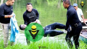¡Milagro en Veracruz!; Hallan cuerpo de joven ahogado con una vela