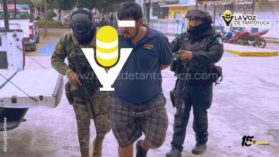 Detienen a hombre por posesión de sustancias ilícitas, en Citlaltépetl