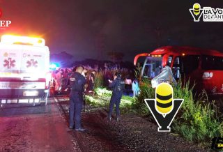 Asaltan autobús ADO en la autopista Cosoleacaque - Nuevo Teapa