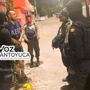 Vecinos amarran y entregan a presunto delincuente a las autoridades