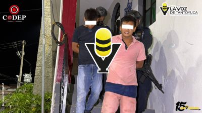 Hermanos son detenidos tras protagonizar riña en la colonia Santa Fe