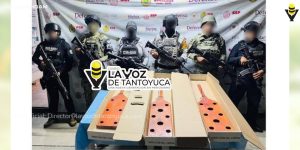 Aseguran objetos en operativo de cateo en Papantla