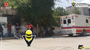 Accidente deja a joven con lesiones leves en Huejutla