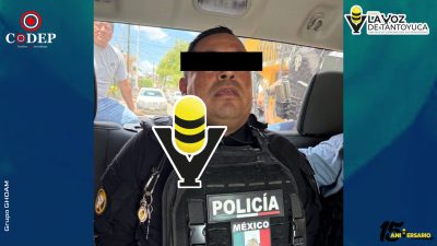 Comandante de la Policía Municipal de Pánuco es imputado tras ser descubierto con radio presuntamente vinculado a grupo delictivo