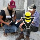 Adulto mayor resulta lesionado tras caer de su propia altura