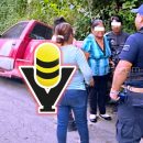 Familia resulta ilesa; camioneta termina fuera de la cinta asfáltica