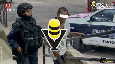 Detienen a sujeto tras presuntamente ingresar a un domicilio en la colonia Manantiales