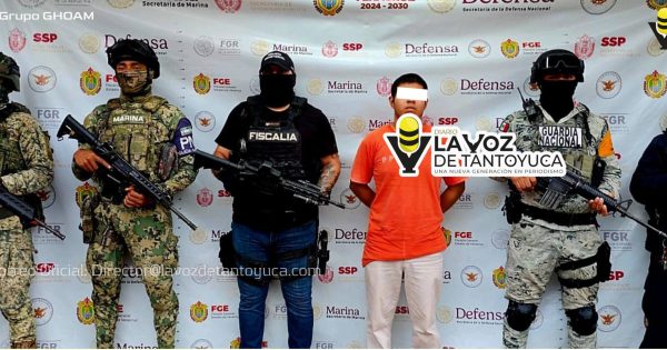 Detienen a presunto homicida en Papantla