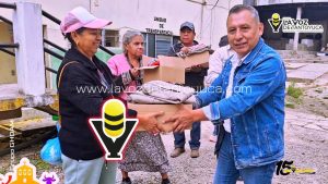 Alcalde Obed Melgoza entrega uniformes de vialidad y limpia pública 