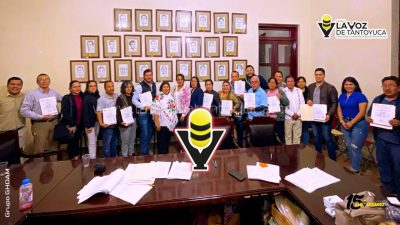 Conforman en Chicontepec nueva Junta de Mejoras Municipal