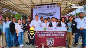 Tempoal conmemora el 109 Aniversario de la Constitución con Acto Cívico