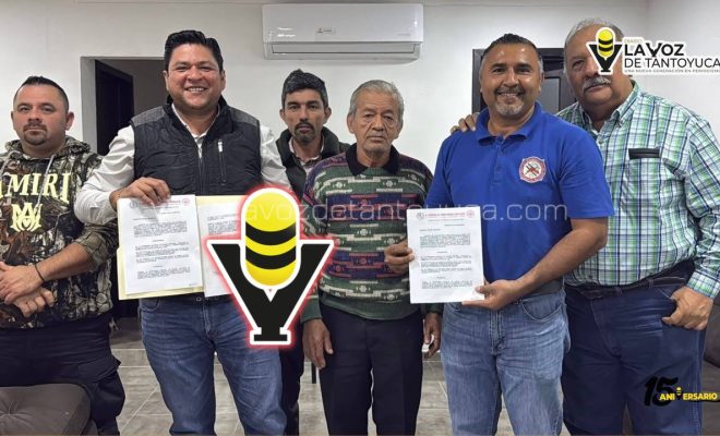 Gobierno de Chalma firma convenio de colaboración con bomberos de Huejutla