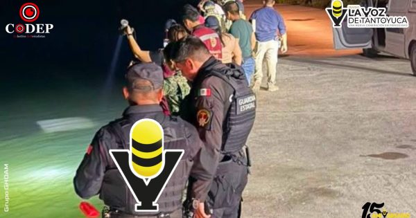 Mueren cuatro marinos tras caer su camioneta a un río; uno era originario de El Higo, Veracruz