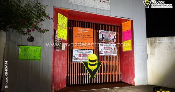 Padres de familia piden remoción de Directora en Escuela Primaria Guadalupe Victoria