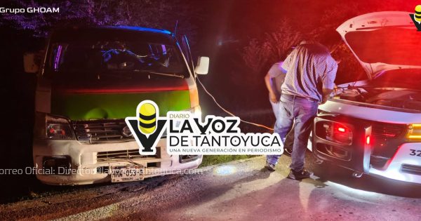 Abejita termina fuera de la carretera