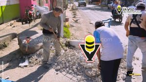 Mejora en la visibilidad: retiran placa de concreto en calle 12 de Julio