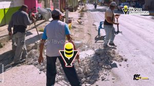 Mejora en la visibilidad: retiran placa de concreto en calle 12 de Julio