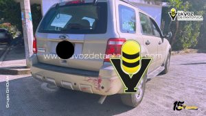 Choque en la Colonia Ruiz Cortines dejó solo daños materiales 