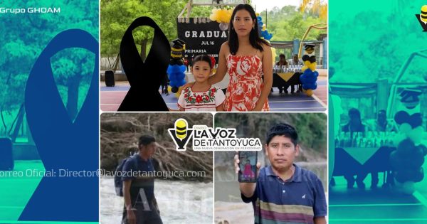 Édgar no se rinde: busca a su esposa y a su hija, devoradas por el río Ilamatlán