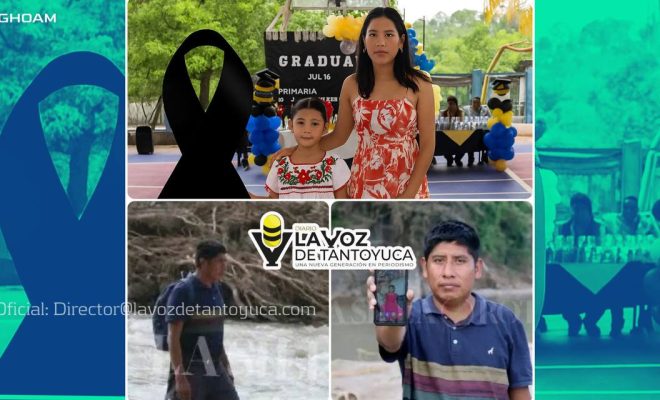 Édgar no se rinde: busca a su esposa y a su hija, devoradas por el río Ilamatlán