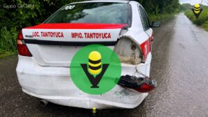 Automovilista provoca aparatoso choque por alcance