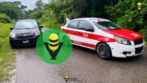 Automovilista provoca aparatoso choque por alcance
