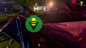 Cae carpa de circo Atayde en Álamo