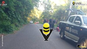 Motociclista pierde la vida tras derrapar en Huautla