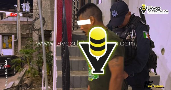 Detienen a hombre por alterar el orden público
