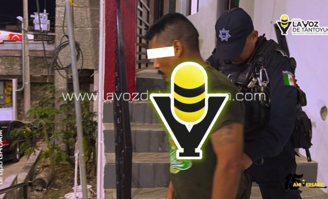 Detienen a hombre por alterar el orden público