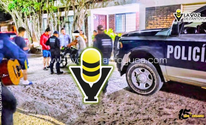 Menor resulta lesionado en accidente de moto, en Tempoal