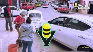 Choque en la zona centro deja daños materiales mínimos, en Tantoyuca