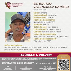 Hallan sin vida a adulto mayor desaparecido en Paso del Toro 
