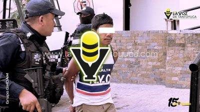 Detienen a hombre por alterar el orden público en Tametate