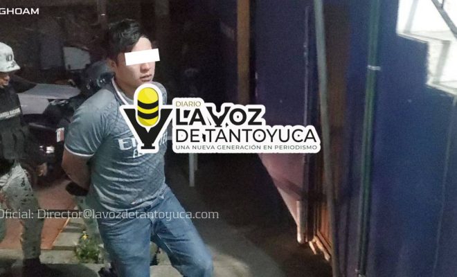 Detienen a joven presuntamente por alterar el orden público
