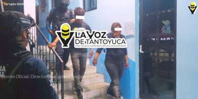 Detienen a pareja por agredir a una persona