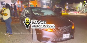 Operador de autobús provoca percance vial