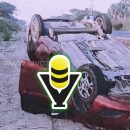 Mujer resulta lesionada tras volcadura en la Alazán - Canoas