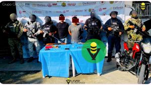 Detienen a dos hombres en operativo en Papantla 