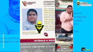 Buscan a joven desaparecido; perdieron contacto con él en Huejutla, Hidalgo 