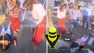 Gobernadora Rocío Nahle atiende accidente en Paso Del Toro; promete construcción de puente peatonal 