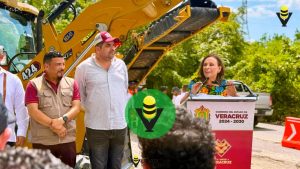 Rocío Nahle da banderazo a pavimentación del tramo Platón Sánchez - Huejutla de Reyes
