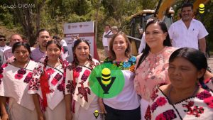 Rocío Nahle da banderazo a pavimentación del tramo Platón Sánchez - Huejutla de Reyes