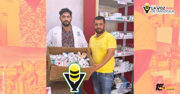 Donación de medicamentos fortalece la atención médica en Chalma