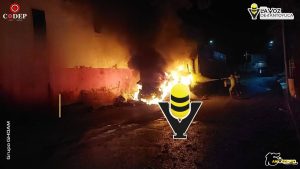 Incendio de camión en Tempoal moviliza a cuerpos de emergencia