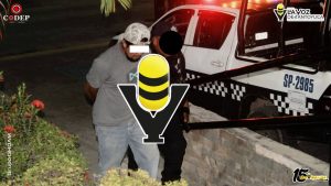 Detienen a sujeto por presunta agresión a su esposa, en Tantoyuca 