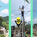 Por indicaciones del alcalde Edvino Hernández, refuerzan trabajos de alumbrado público en localidades de Benito Juárez