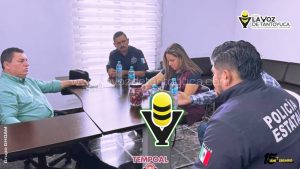 Alcalde de Tempoal se reúne con servidores de seguridad para fortalecer la protección ciudadana